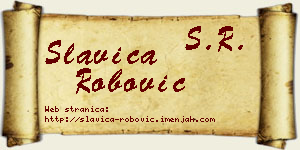 Slavica Robović vizit kartica
